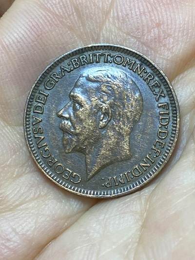 2025年第八十七场(总第一百一十三场）外国好品散币(免佣金) 英国🇬🇧1933年1法新(乔治五世第三版)