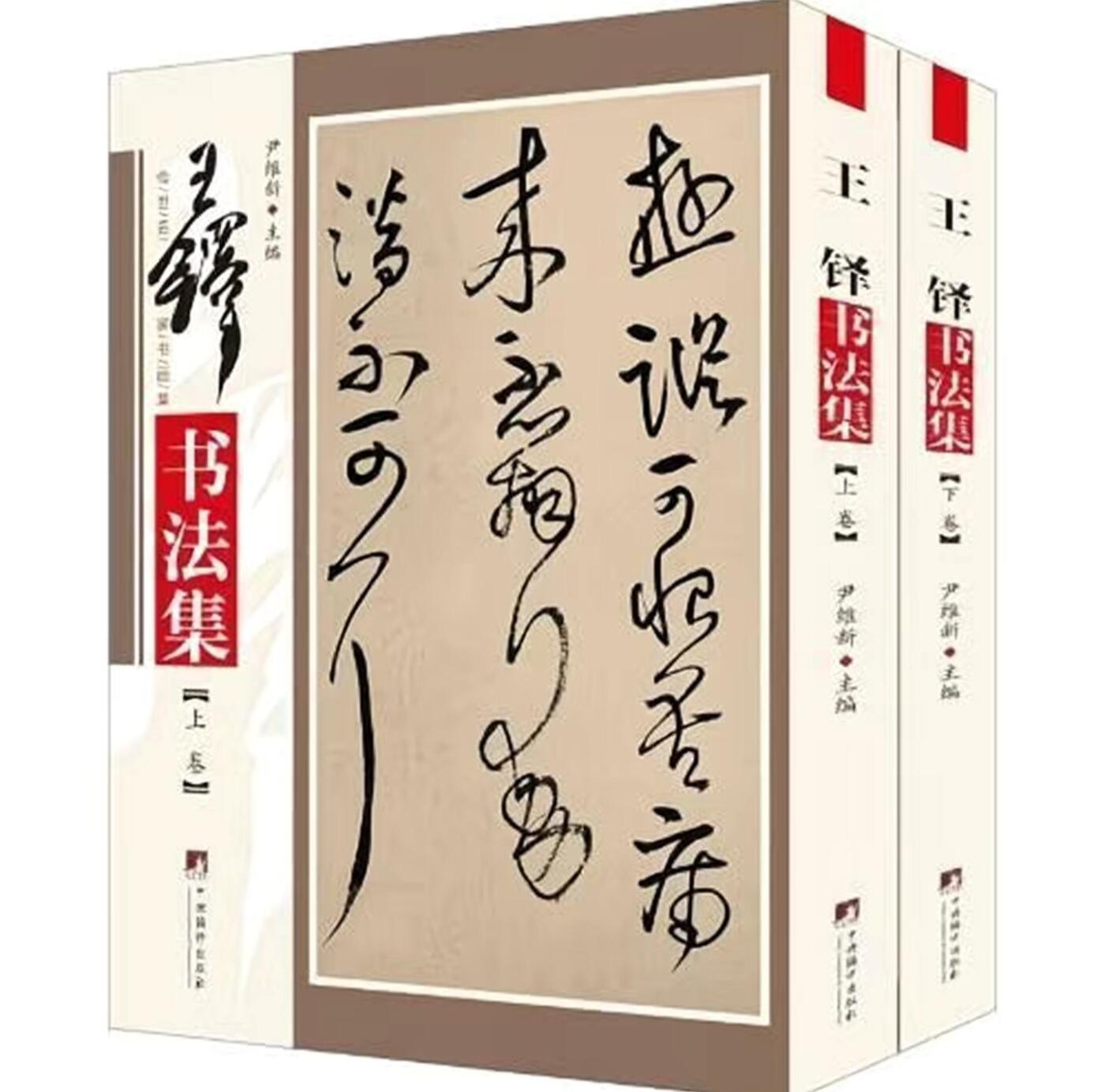 听雨轩名家书画册专场 (全新正版) 王铎书法集 上下两册 全新正版铜版彩印