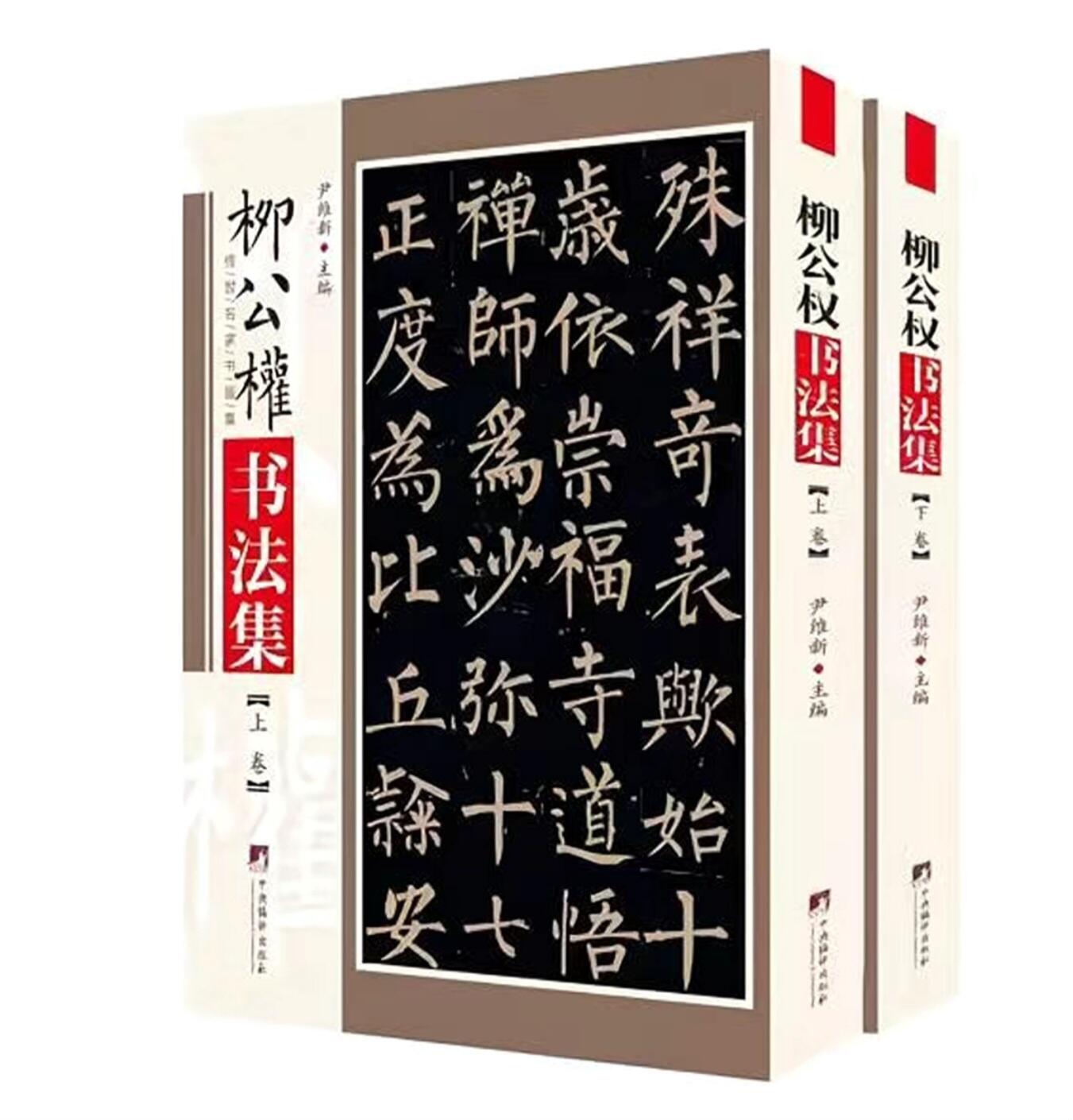 听雨轩名家书画册专场 (全新正版) 柳公权书法集 上下两册 全新正版铜版彩印