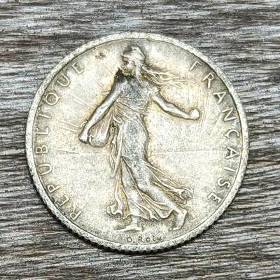 【铜匠收藏】★第130加场★精品币章场，200包邮，不满200.支付运费5元。《接受代拍 代送NGC评级》 - 法国1916年 1法郎 银币