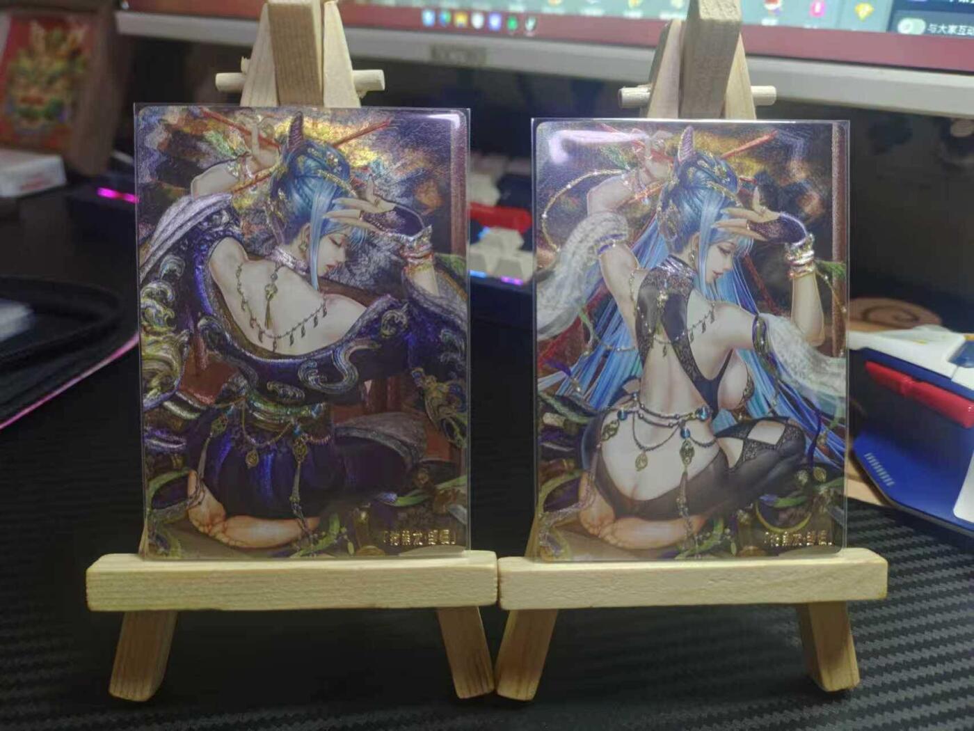 丫丫卡拍第5期（周日20：30截止） 【卡玩帕克】异界水浒神姬 一套两张
