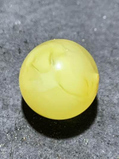 天然俄料原矿蜜蜡通货圆珠一颗， - 天然俄料原矿蜜蜡通货圆珠一颗，