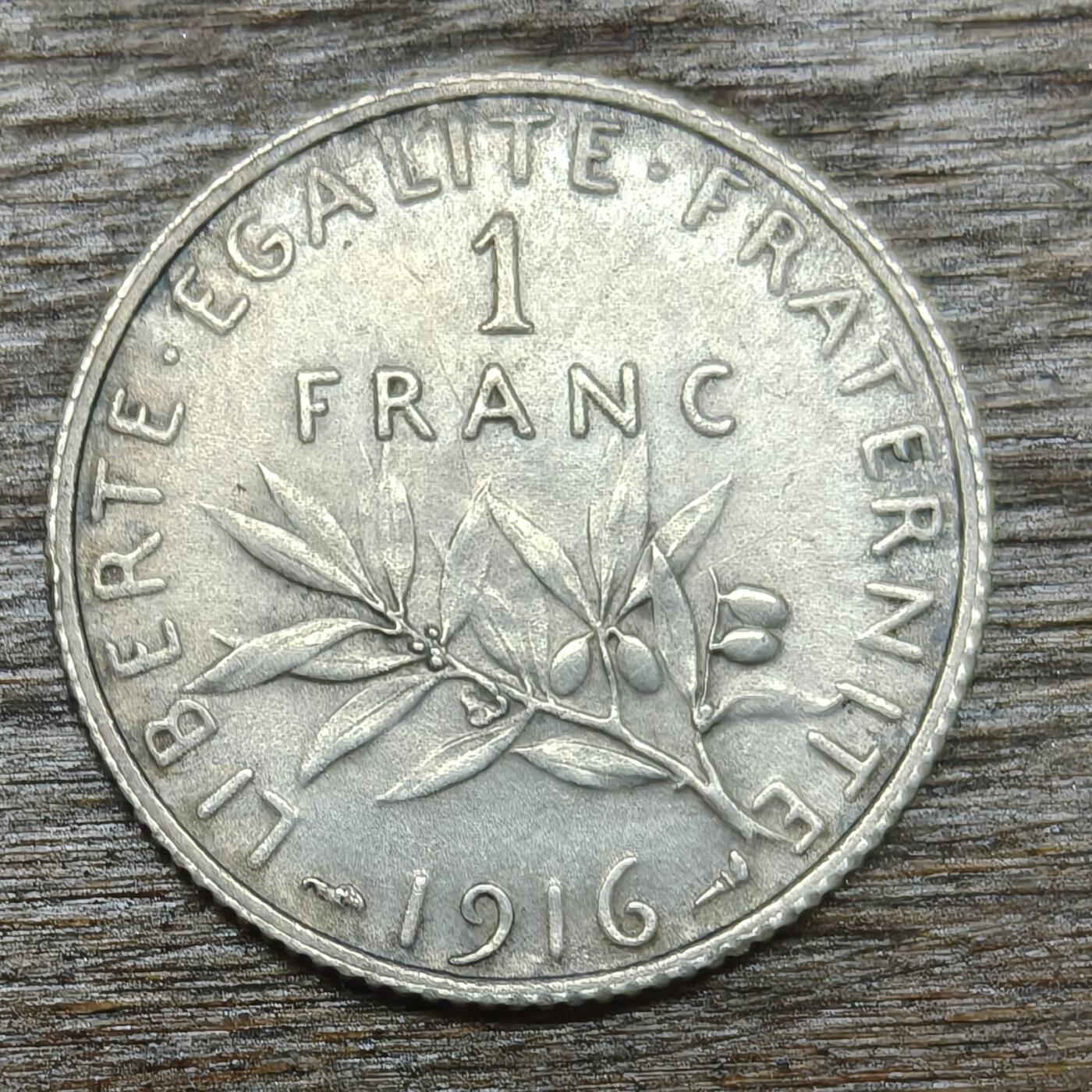 【铜匠收藏】★第130加场★精品币章场，200包邮，不满200.支付运费5元。《接受代拍 代送NGC评级》 法国 1916年 1法郎 银币 播种女神