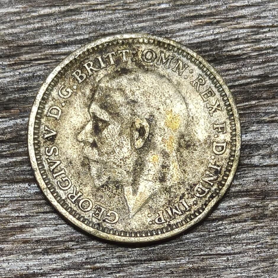 【铜匠收藏】★第130加场★精品币章场，200包邮，不满200.支付运费5元。《接受代拍 代送NGC评级》 英国 1934年 3便士 银币 乔治五世