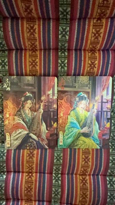 光影卡牌第22期，各家亲签，各家套卡，持续收拍品 - 苍之飞鸿神魔三国小乔粗闪+异色粗闪