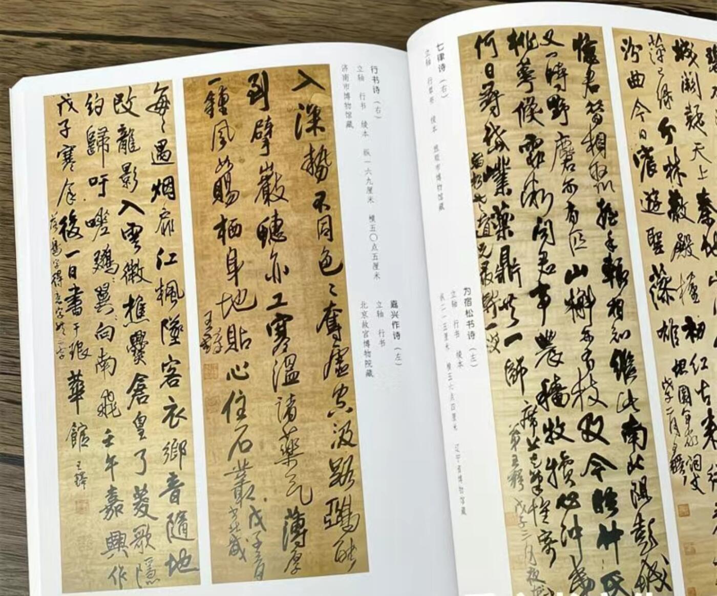 听雨轩名家书画册专场 (全新正版) 王铎书法集 上下两册 全新正版铜版彩印