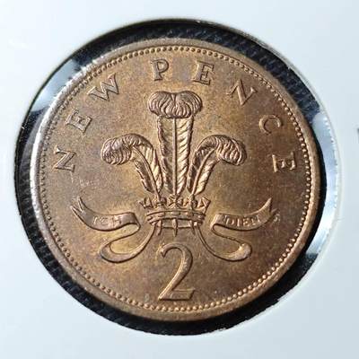 KK钱币收藏小铺 第332期 2月预留时间 周末发货 -  1981英国2便士铜币