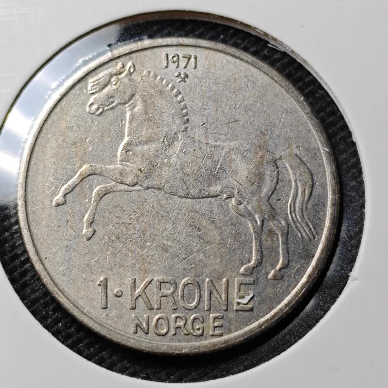 KK钱币收藏小铺 第331期 2月预留时间 周末发货  挪威1克朗 动物版