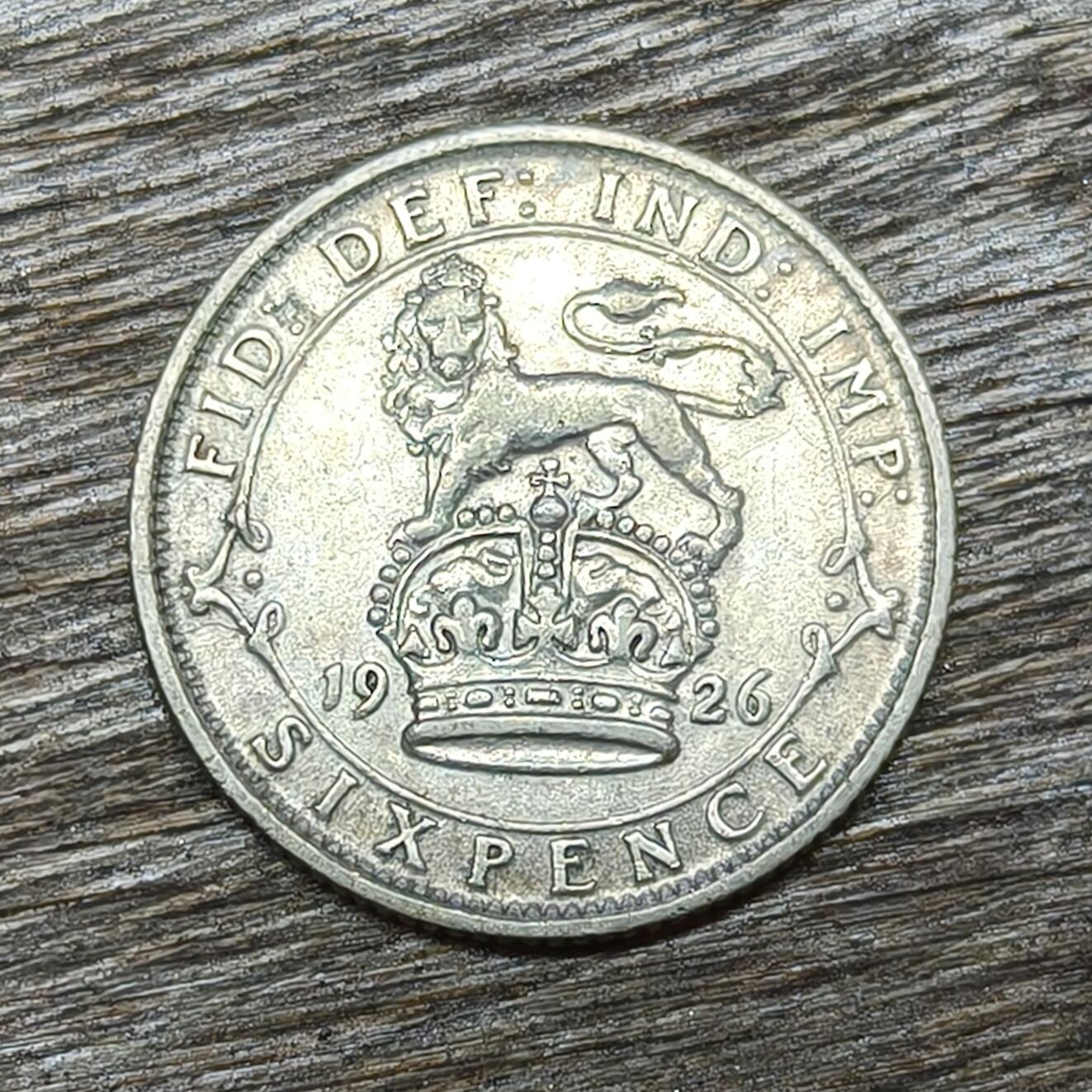 【铜匠收藏】★第130加场★精品币章场，200包邮，不满200.支付运费5元。《接受代拍 代送NGC评级》 英国 1926年 6便士 高银银币