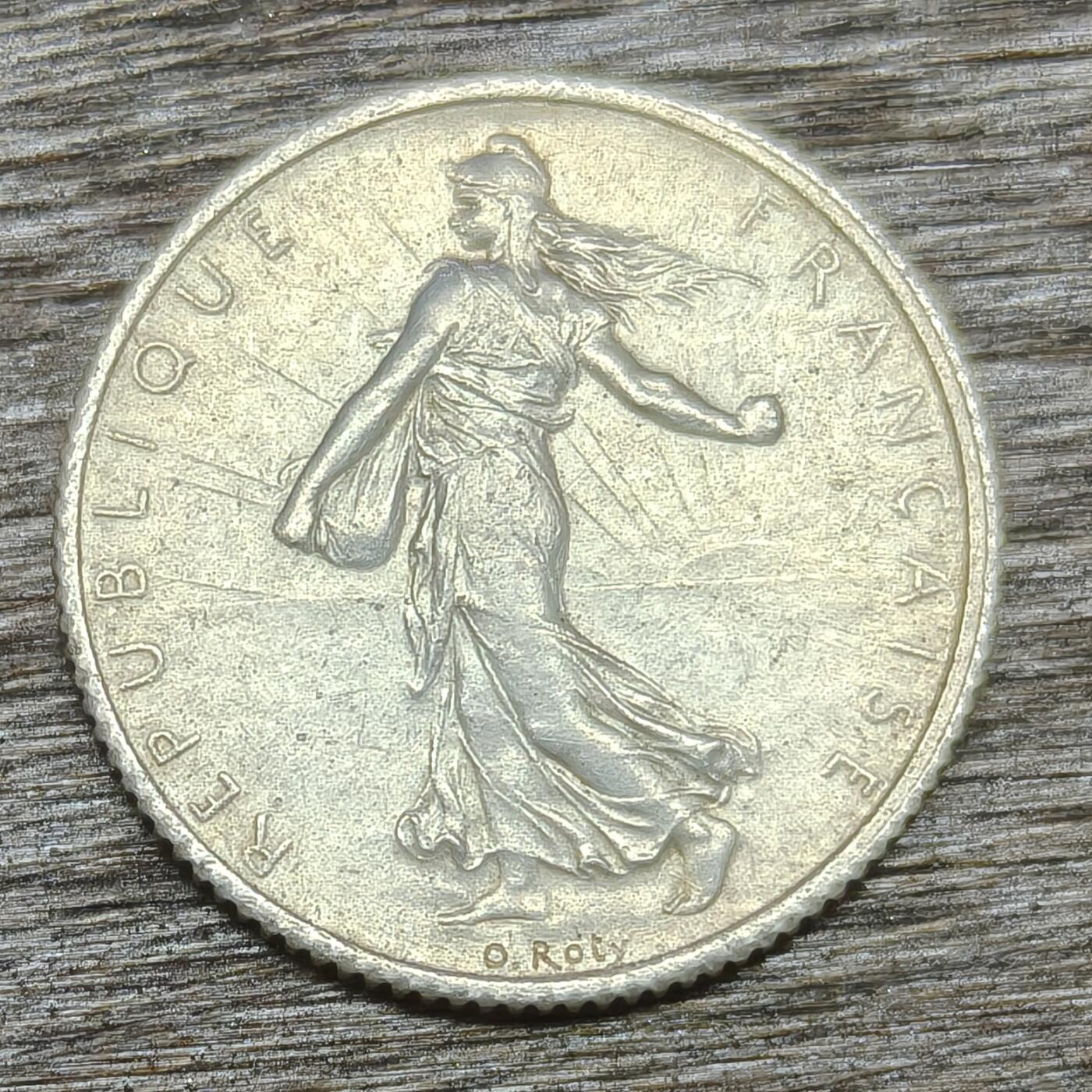 【铜匠收藏】★第130加场★精品币章场，200包邮，不满200.支付运费5元。《接受代拍 代送NGC评级》 法国 1919年 1法郎 银币 播种女神