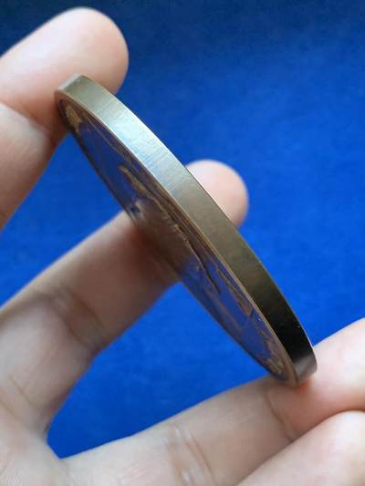 《竞宝斋》第417场 周日，周一，2场连拍 （全场包邮） 2004年德国哈雷市纪念章 克里斯蒂安·沃尔夫逝世250周年 限量发行200枚 95.75克 60.1mm