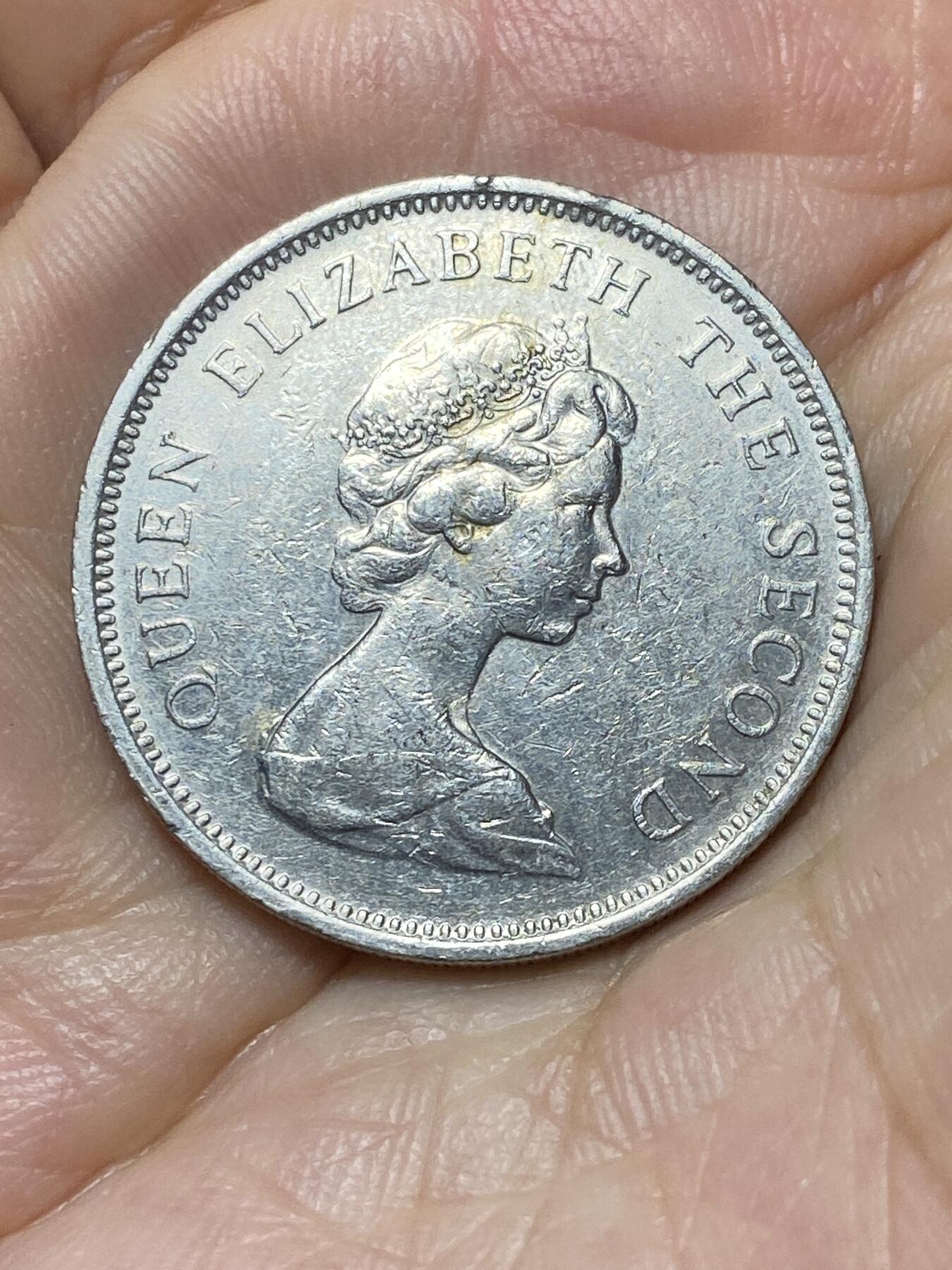 2025年第八十七场(总第一百一十三场）外国好品散币(免佣金) 英属泽西岛🇯🇪1980年10新便士(伊丽莎白二世中年花冠，十进制第一版关门年仅发行3年)