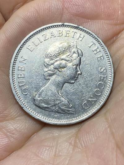 2025年第八十七场(总第一百一十三场）外国好品散币(免佣金) 英属泽西岛🇯🇪1980年10新便士(伊丽莎白二世中年花冠，十进制第一版关门年仅发行3年)