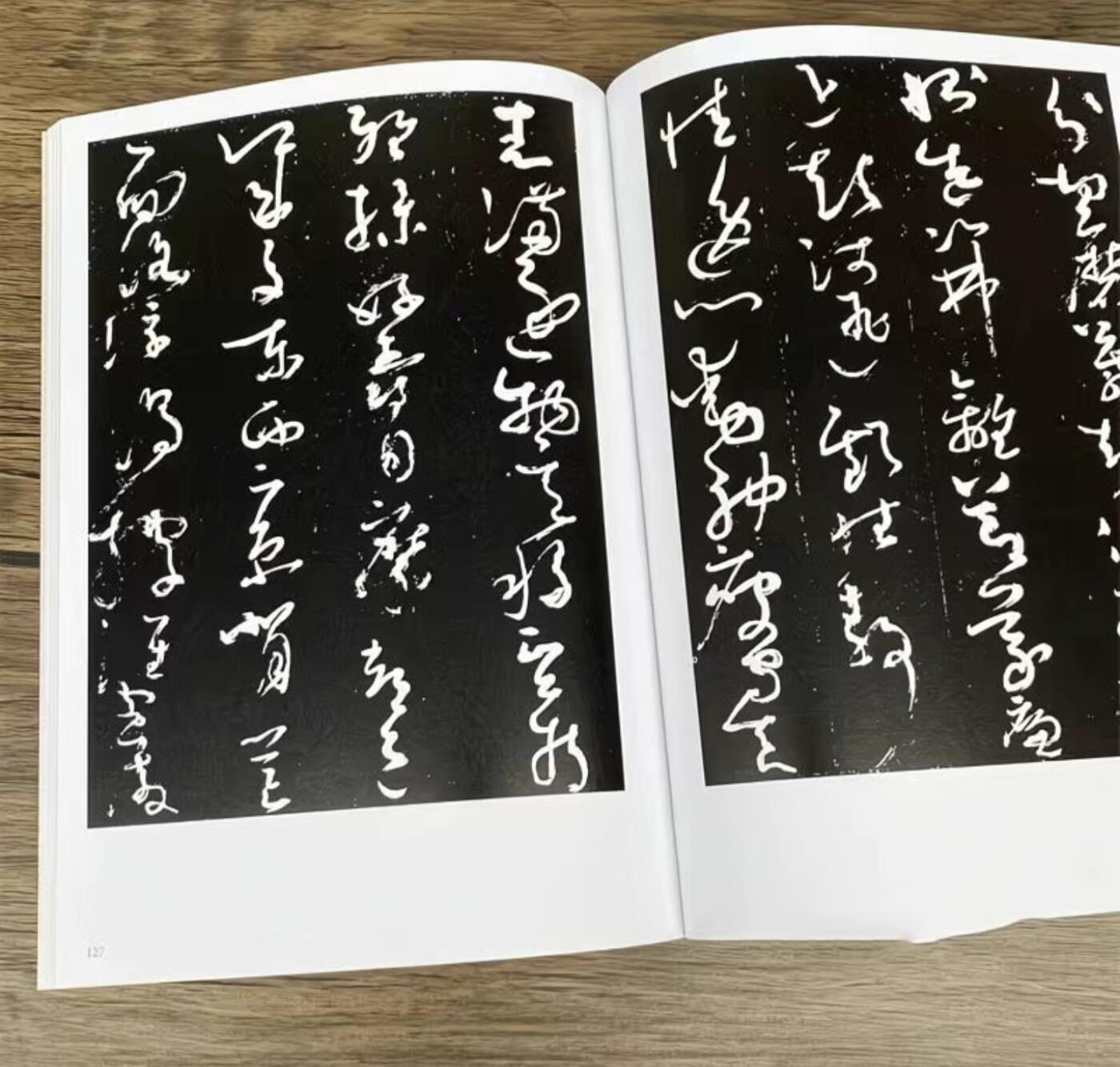 听雨轩名家书画册专场 (全新正版) 怀素书法集 上下两册 全新正版铜版彩印