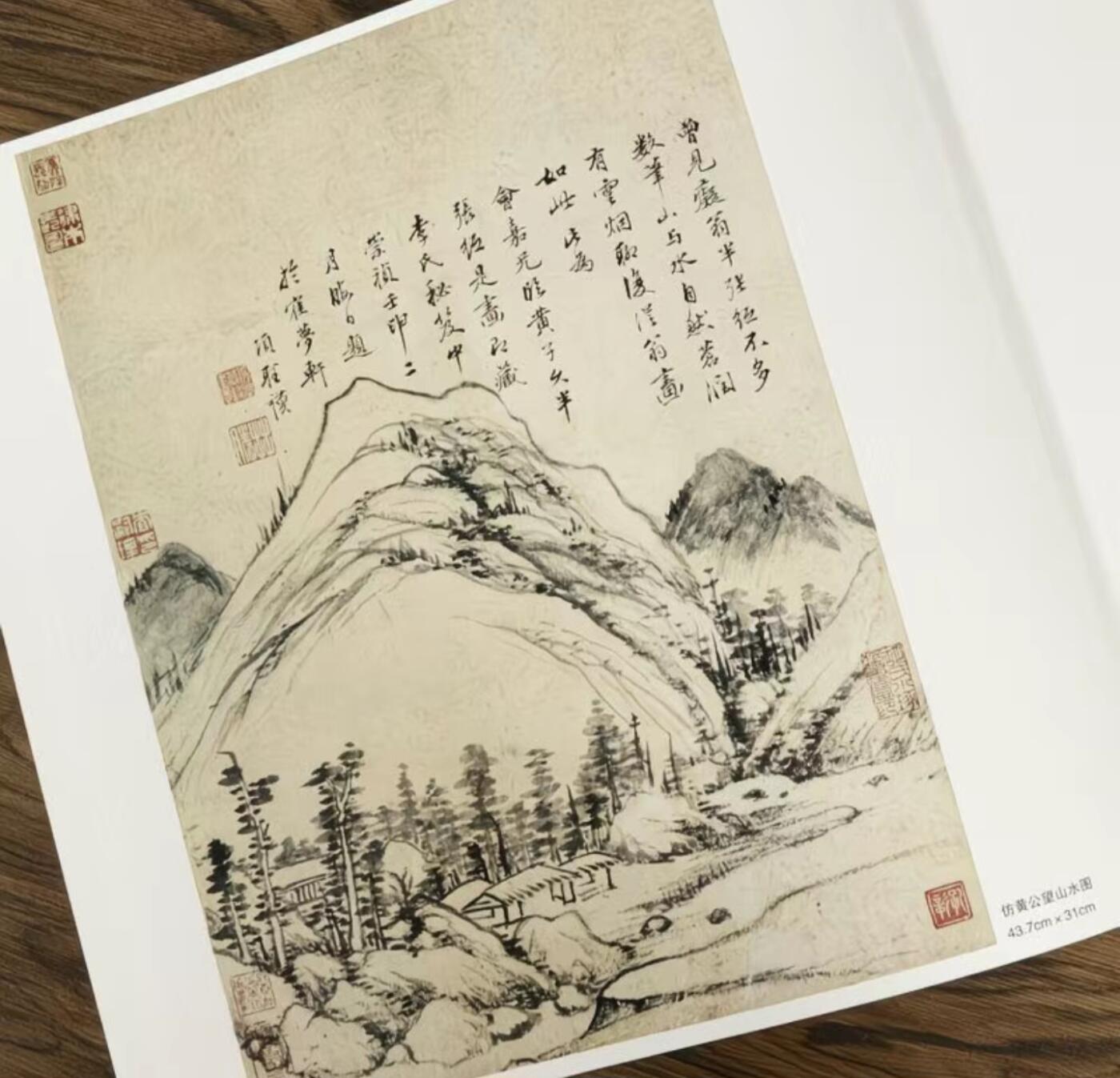 国画名家画册专场 中国画大师糸列项圣谟画册 全新正版12开大版面铜版纸彩印