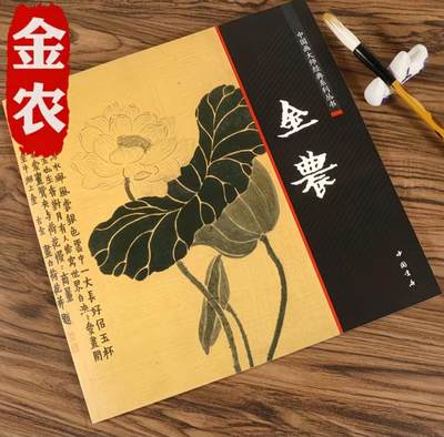 国画名家画册专场 - 中国画大师糸列金农画册 全新正版12开大版面铜版纸彩印