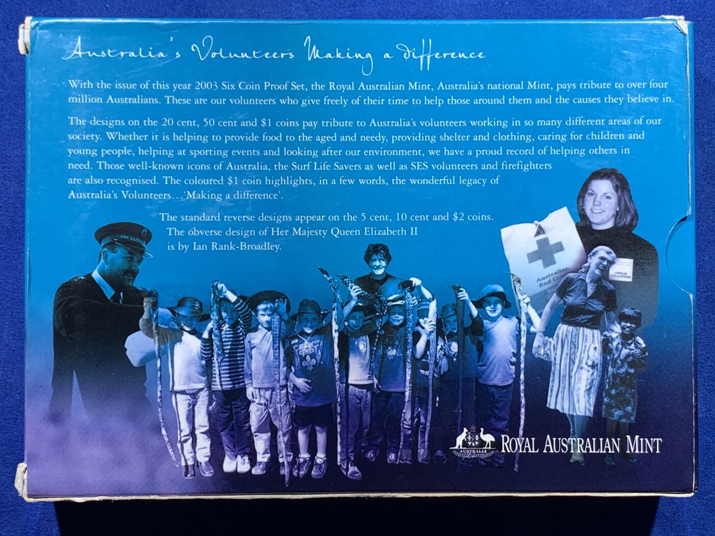 《竞宝斋》第417场 周日，周一，2场连拍 （全场包邮） 澳大利亚 2003年 精制套币 缺50分 细节见图