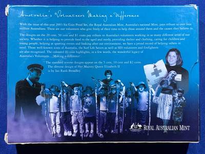 《竞宝斋》第417场 周日，周一，2场连拍 （全场包邮） 澳大利亚 2003年 精制套币 缺50分 细节见图