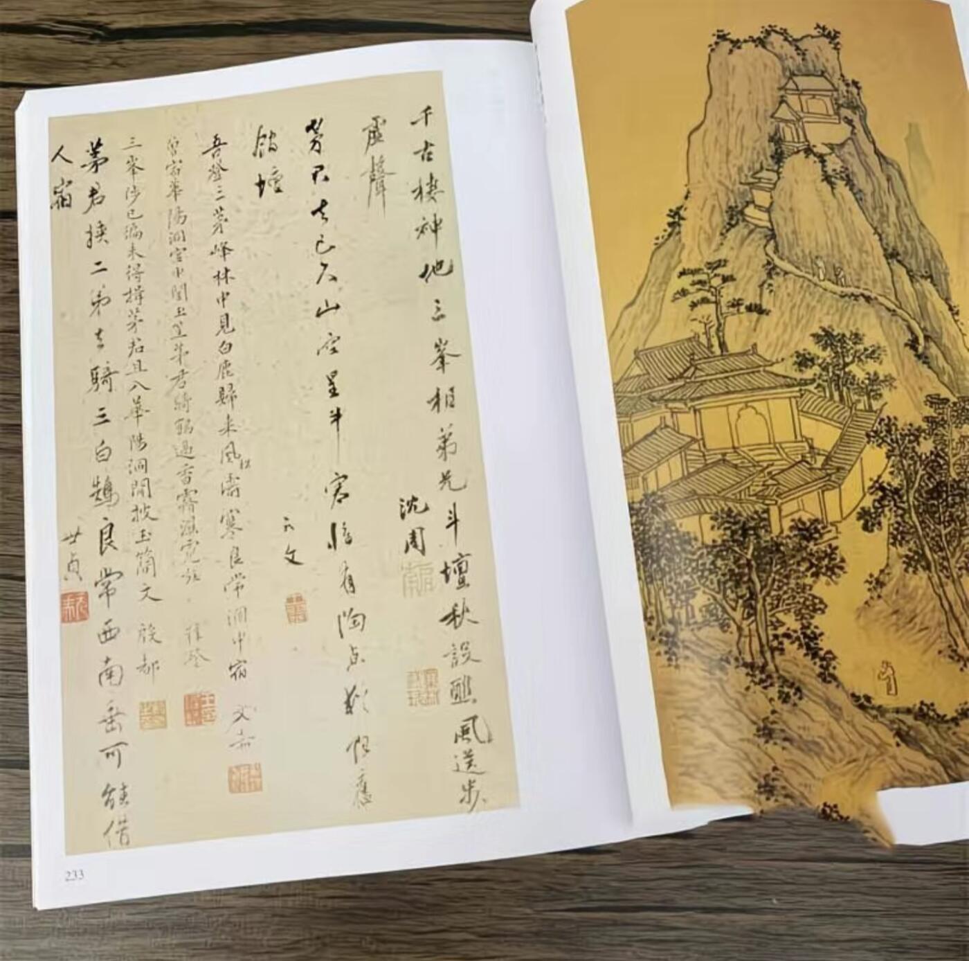 听雨轩名家书画册专场 (全新正版) 全新正版 沈周书画集上下册