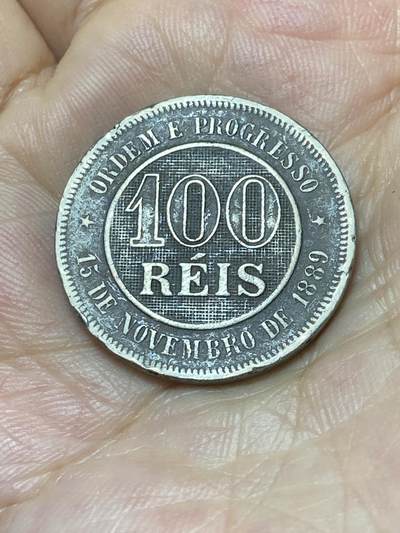 2025年第八十七场(总第一百一十三场）外国好品散币(免佣金) - 巴西🇧🇷1896年100瑞斯(共和国时期第一套)
