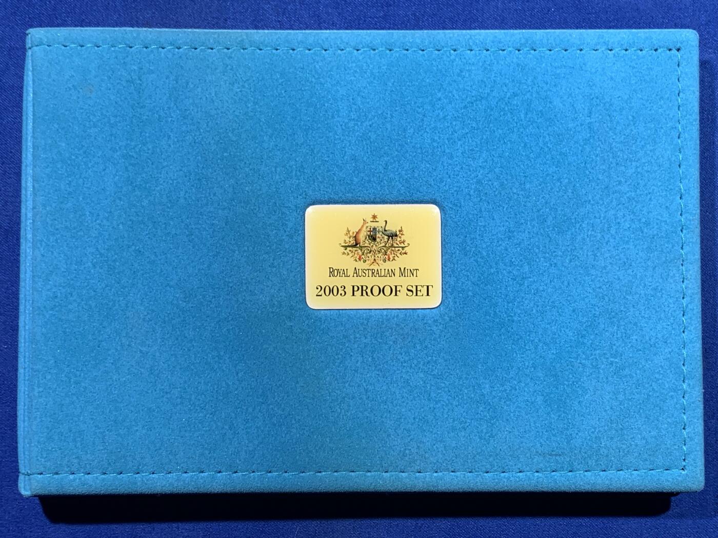 《竞宝斋》第417场 周日，周一，2场连拍 （全场包邮） 澳大利亚 2003年 精制套币 缺50分 细节见图