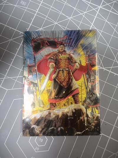  拍卖第十五场 无佣金 无手续费 公益拍 放大镜 品控 勿拍 卡牌出厂品质全部套膜 拒绝小号顶价 部分卡牌设有低价。大家放心拍 - 奇点卡牌 白起编号05/10