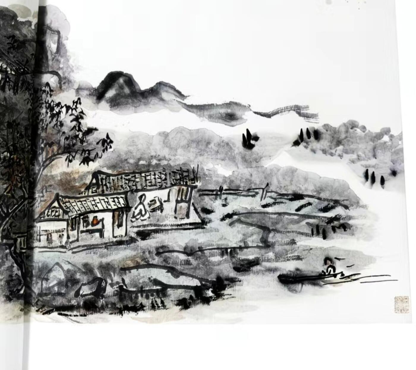 国画名家画册专场 中国画大师糸列黄宾虹画册 全新正版12开大版面铜版纸彩印