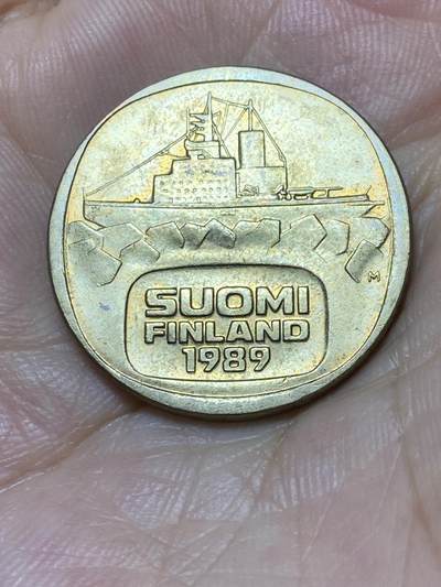 2025年第八十七场(总第一百一十三场）外国好品散币(免佣金) 芬兰🇫🇮1989年5马克(末期M标)