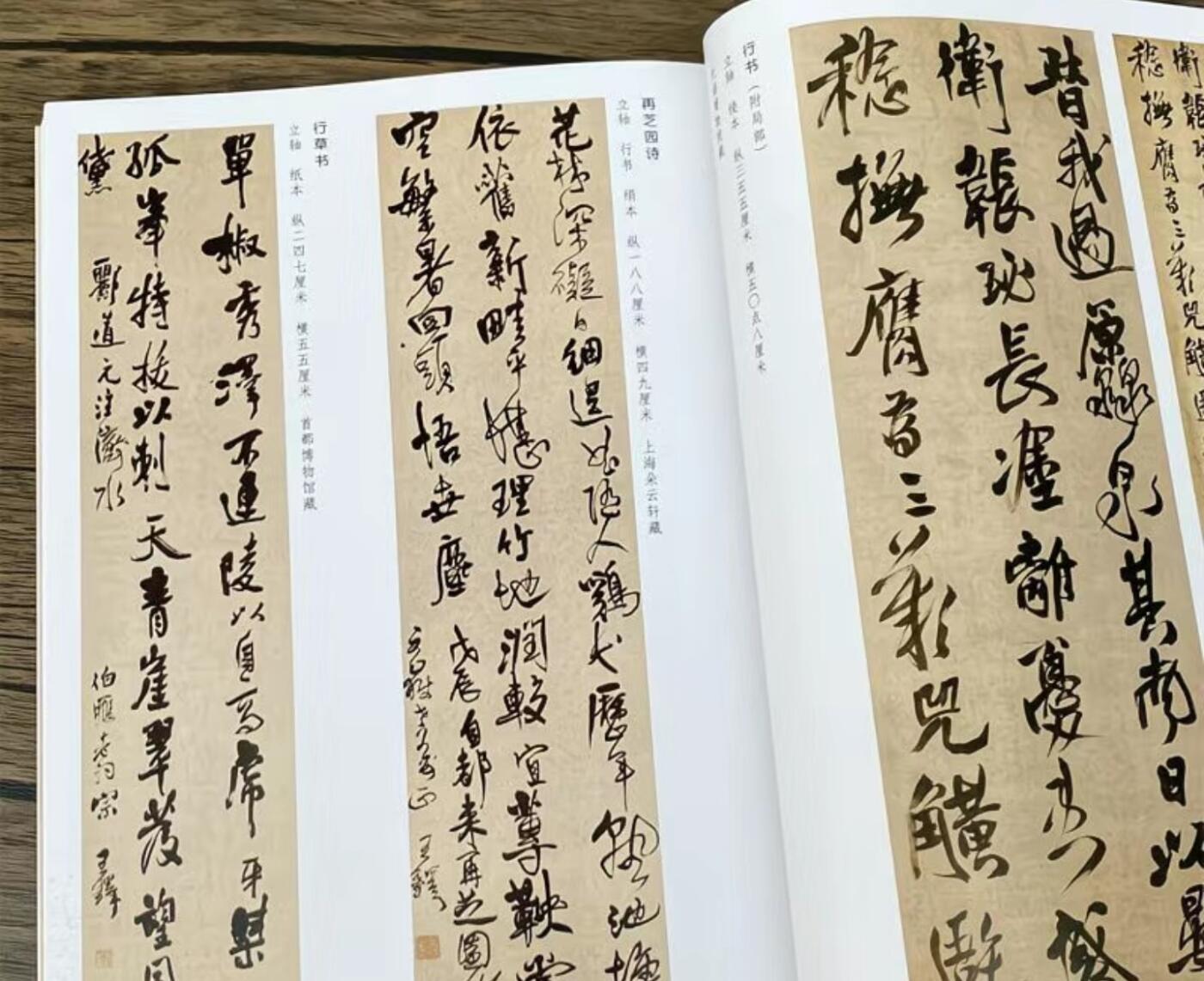听雨轩名家书画册专场 (全新正版) 王铎书法集 上下两册 全新正版铜版彩印