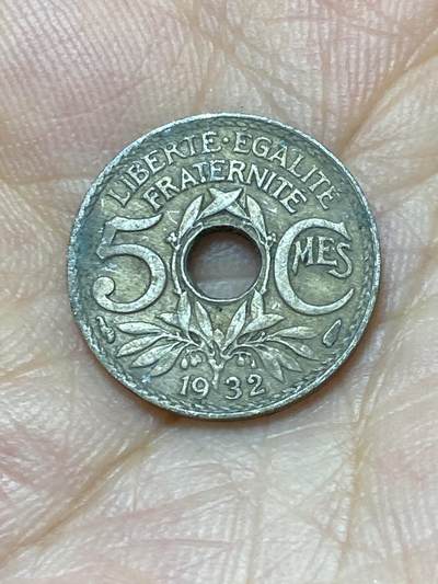 2025年第八十七场(总第一百一十三场）外国好品散币(免佣金) - 法国🇫🇷1932年5生丁