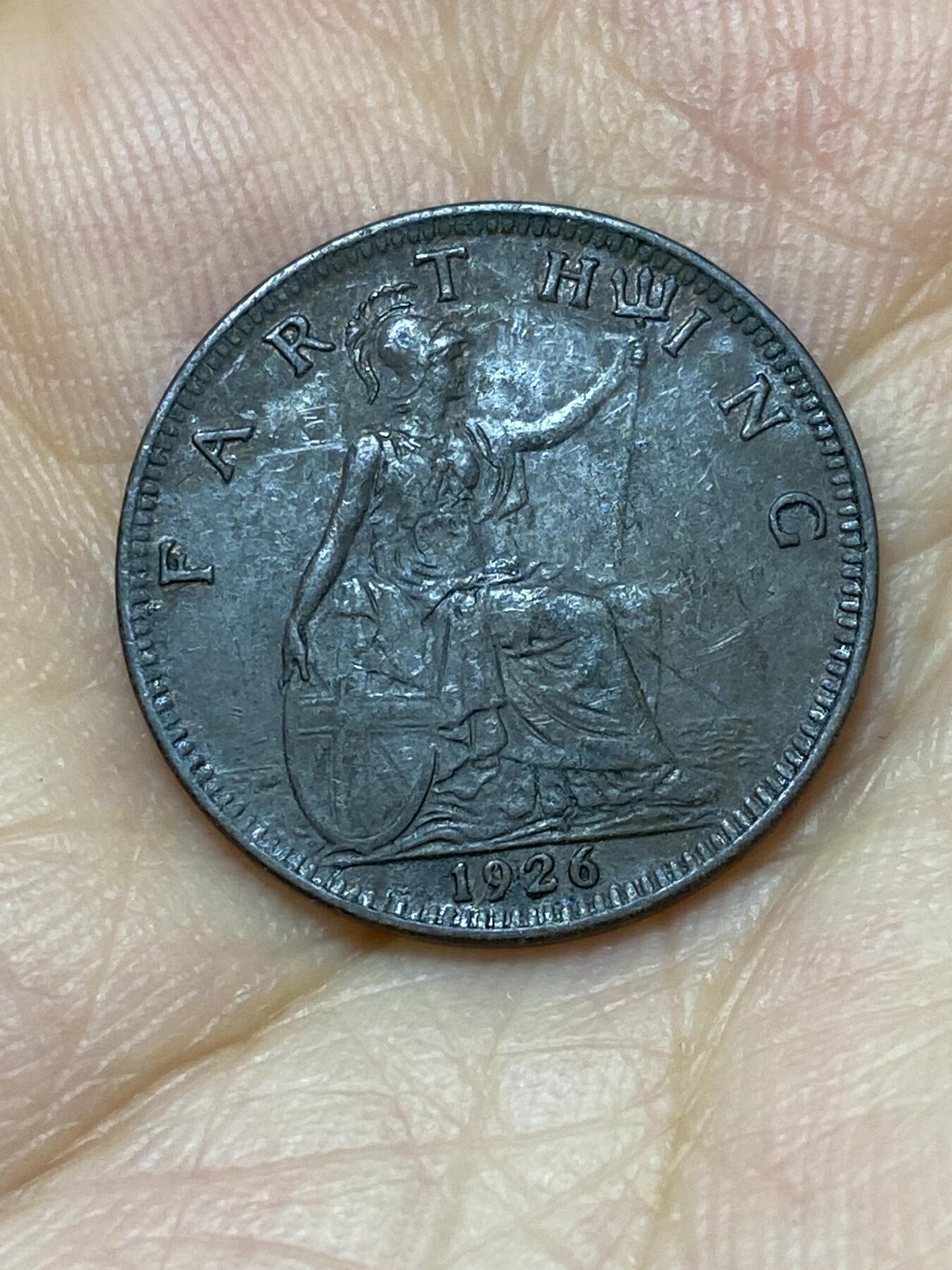 2025年第八十七场(总第一百一十三场）外国好品散币(免佣金) 英国🇬🇧1926年1法新(乔治五世第三版首发年)