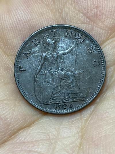 2025年第八十七场(总第一百一十三场）外国好品散币(免佣金) - 英国🇬🇧1926年1法新(乔治五世第三版首发年)