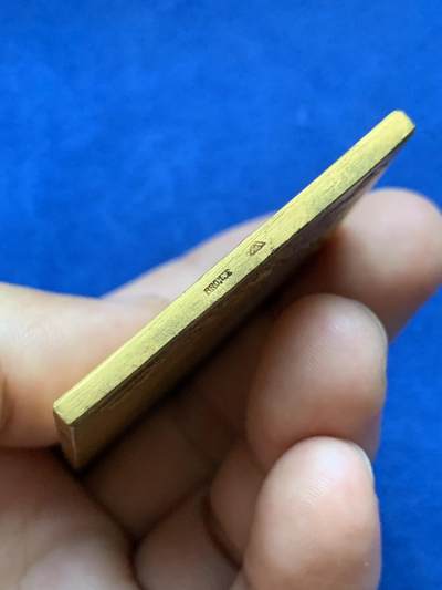 《竞宝斋》第417场 周日，周一，2场连拍 （全场包邮） 法国戎装玛丽安娜方形大铜章，少见的戎装女神形象之一。60X46mm，重75.1克，边铭bronze+三角，厚重，少见。