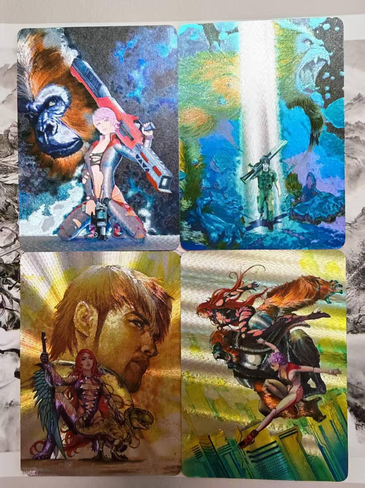 夜之极第三十期 （9月6日周六晚9点截拍，欢迎竞拍） 港漫 水浒特卡 四人物 再生猿带编 粗闪