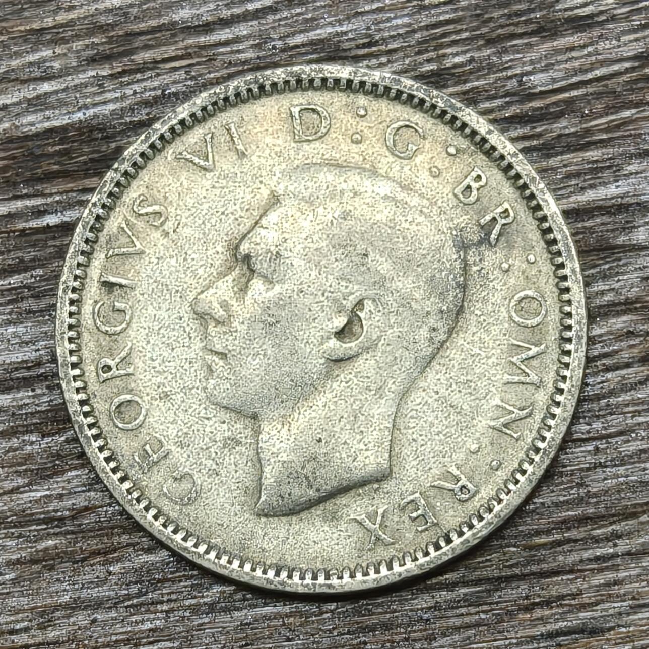 【铜匠收藏】★第130加场★精品币章场，200包邮，不满200.支付运费5元。《接受代拍 代送NGC评级》 英国 1946年 6便士银 乔治六世 银币