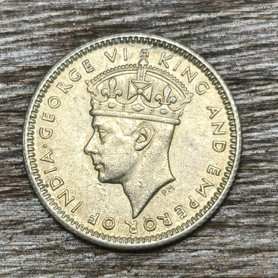 【铜匠收藏】★第130加场★精品币章场，200包邮，不满200.支付运费5元。《接受代拍 代送NGC评级》 1945年 英属马来亚 乔治六世 5分 小银币