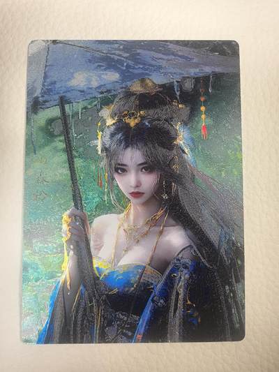  拍卖第十五场 无佣金 无手续费 公益拍 放大镜 品控 勿拍 卡牌出厂品质全部套膜 拒绝小号顶价 部分卡牌设有低价。大家放心拍 - 奇点卡牌 雨霖铃粗闪