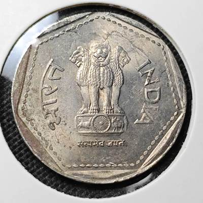KK钱币收藏小铺 第332期 2月预留时间 周末发货 -  印度1卢比安全边 好品