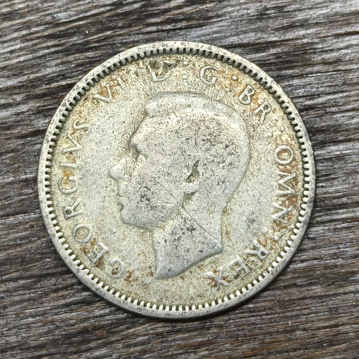 【铜匠收藏】★第130加场★精品币章场，200包邮，不满200.支付运费5元。《接受代拍 代送NGC评级》 英国 1940年 6便士 乔治六世 银币