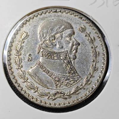 KK钱币收藏小铺 第333期 2月预留时间 周末发货 -  1961墨西哥1比索银币