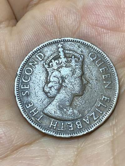 2025年第八十七场(总第一百一十三场）外国好品散币(免佣金) 稀少年份–塞浦路斯1956年5米尔(伊丽莎白二世青年带冠，关门年仅发行2年)