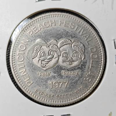 KK钱币收藏小铺 第333期 2月预留时间 周末发货 -  1977加拿大1元代币