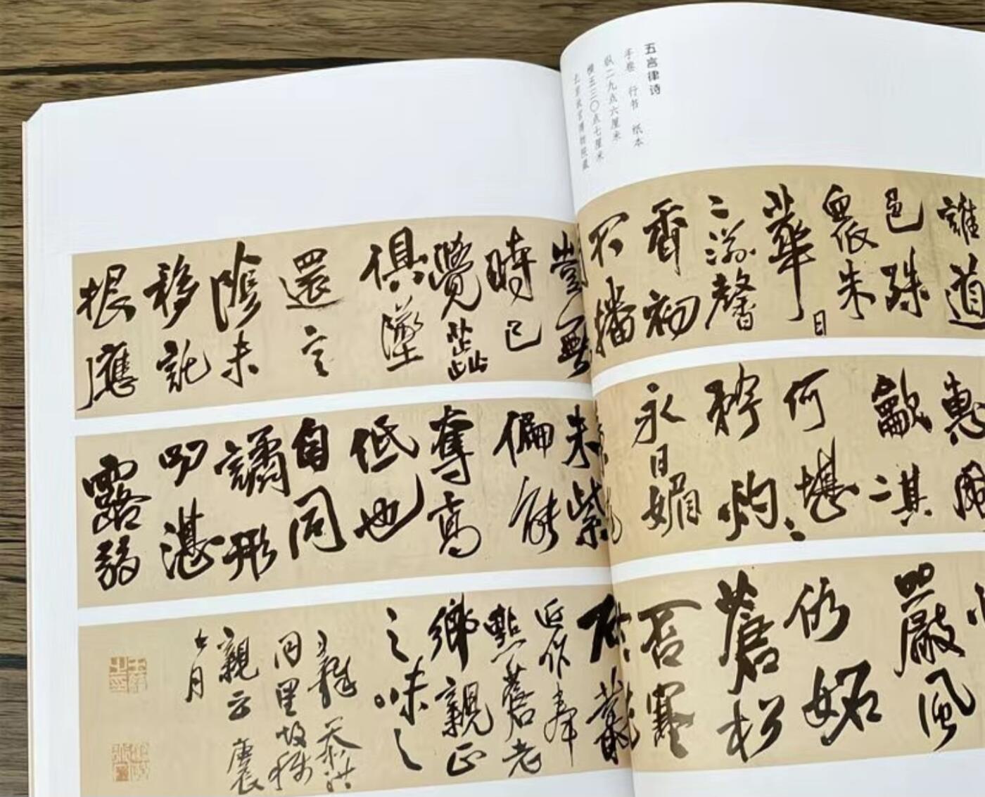 听雨轩名家书画册专场 (全新正版) 王铎书法集 上下两册 全新正版铜版彩印