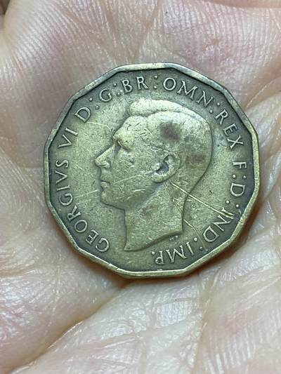 2025年第八十七场(总第一百一十三场）外国好品散币(免佣金) 英国🇬🇧1937年3便士(乔治六世加冕年，第一版首发年)