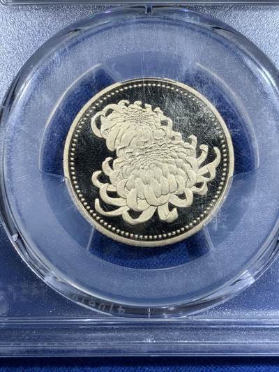 《竞宝斋》第417场 周日，周一，2场连拍 （全场包邮） PCGS PR70DCAM 日本2009年御在位20周年500円精制纪念币 极佳品相