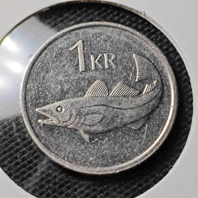KK钱币收藏小铺 第331期 2月预留时间 周末发货 -  冰岛1克朗