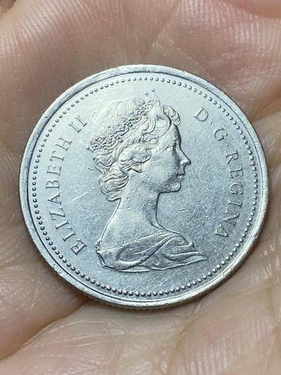 2025年第八十七场(总第一百一十三场）外国好品散币(免佣金) 加拿大🇨🇦1973单年份25分(加拿大皇家骑警百年纪念币)