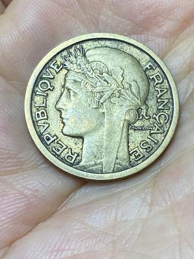 2025年第八十七场(总第一百一十三场）外国好品散币(免佣金) 法国🇫🇷1933年1法郎(铝青铜材质版)