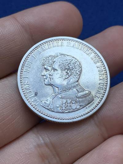 《竞宝斋》第417场 周日，周一，2场连拍 （全场包邮） 葡萄牙1898年发现印度400周年全套3枚银币，200、500、1000瑞尔。