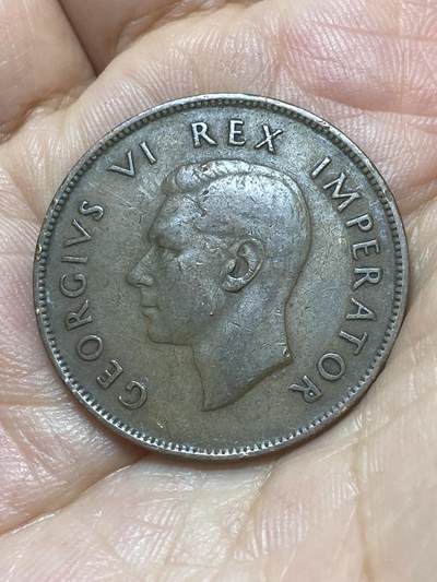 2025年第八十八场(总第一百一十四场）外国好品散币(免佣金) 英属南非1942年1便士(乔治六世第一版)